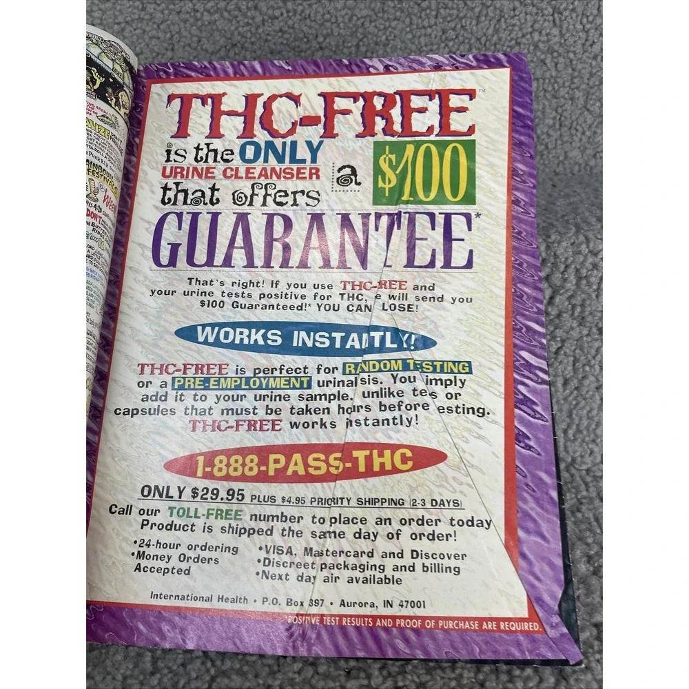 High Times Magazine * December 1996 * Canada Seed Company - Mexican Drug War‎
